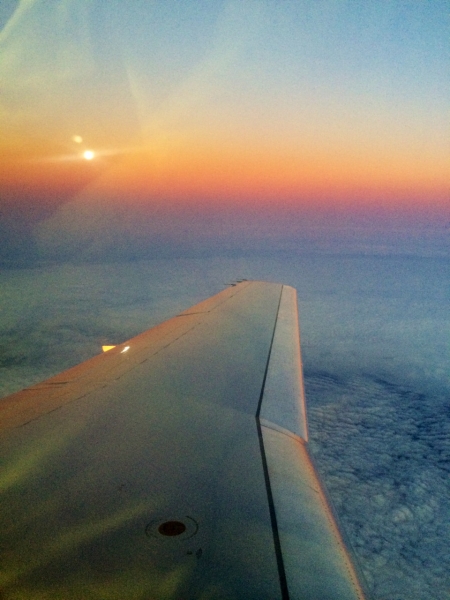 "Not to be the girl who posts pictures of clouds, but this sky legit looked like Skittles should rain down from it.

PS: I have a question. What should I type in front of the little symbol that looks like a clothing tag? Is that like a hashtag? I still don’t really truly understand hashtags."
