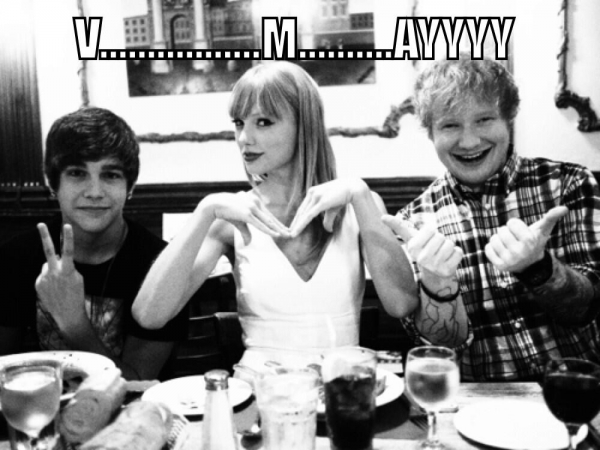 "To clarify. @edsheeran @AustinMahone http://www.mtv.com/ontv/vma"
